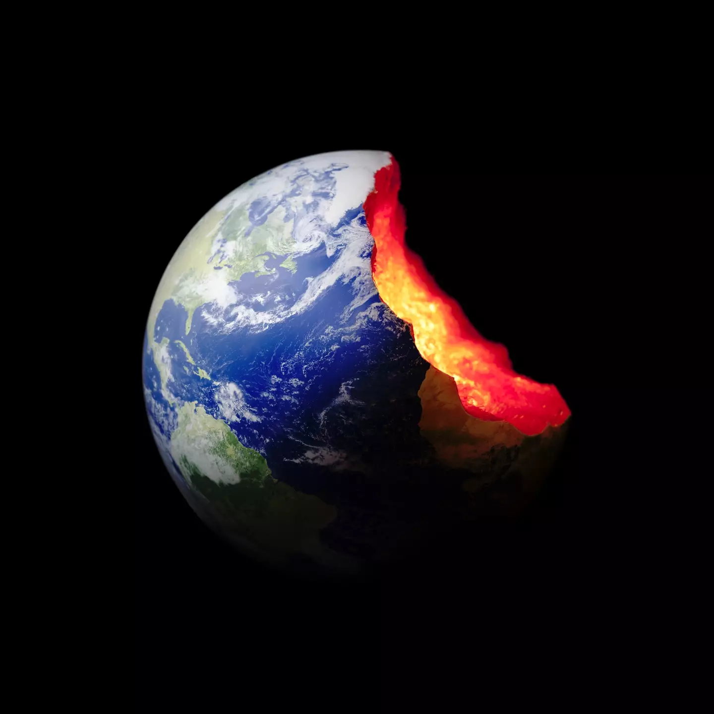 Scientists have made a surprising discovery about Earth's core (Getty Stock Photo)