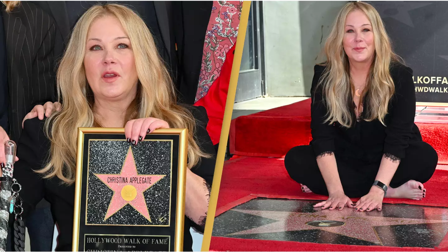Christina Applegate gets honoured with a star on the Hollywood Walk of Fame