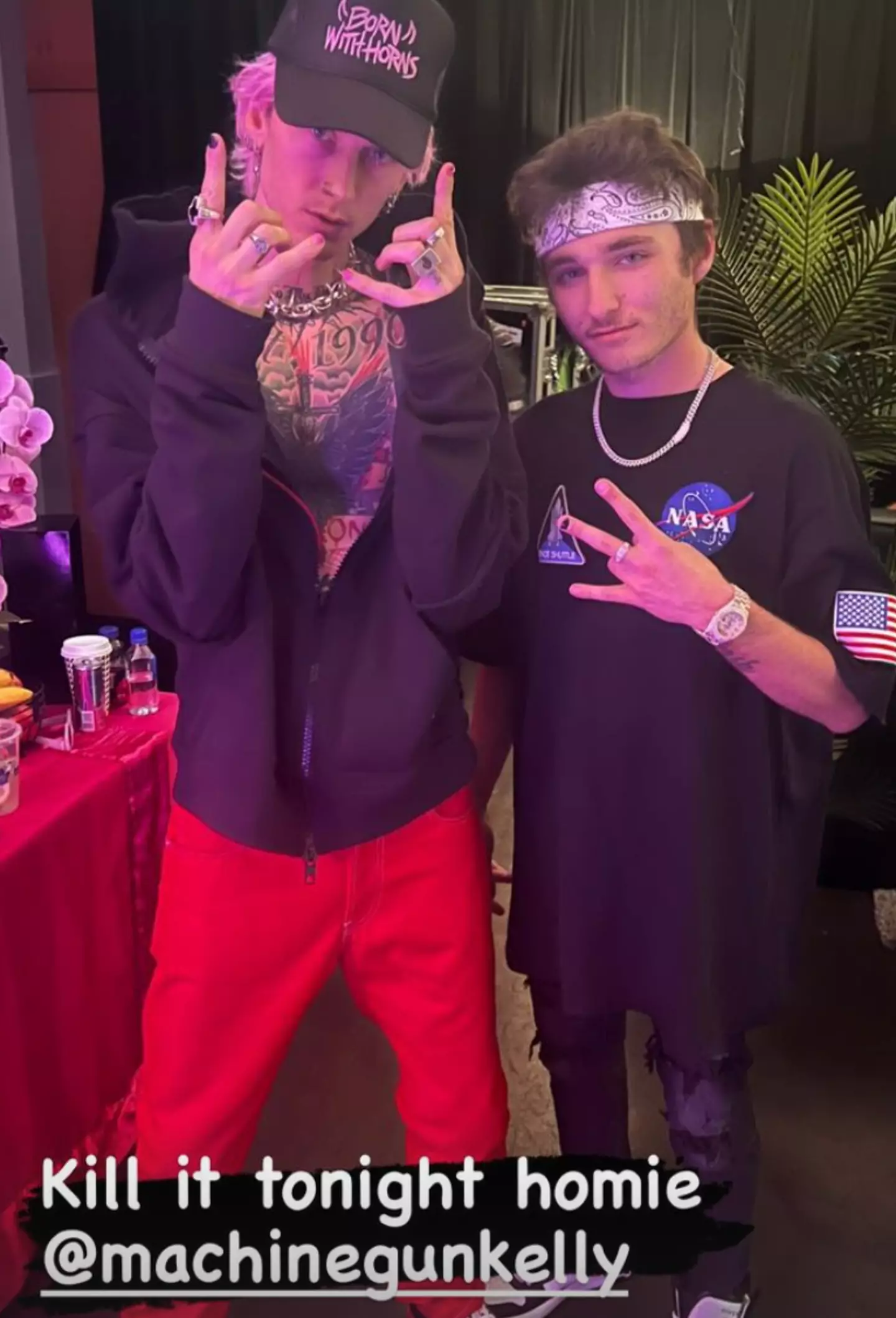 Pleterski has even rubbed shoulders with celebs like Machine Gun Kelly.