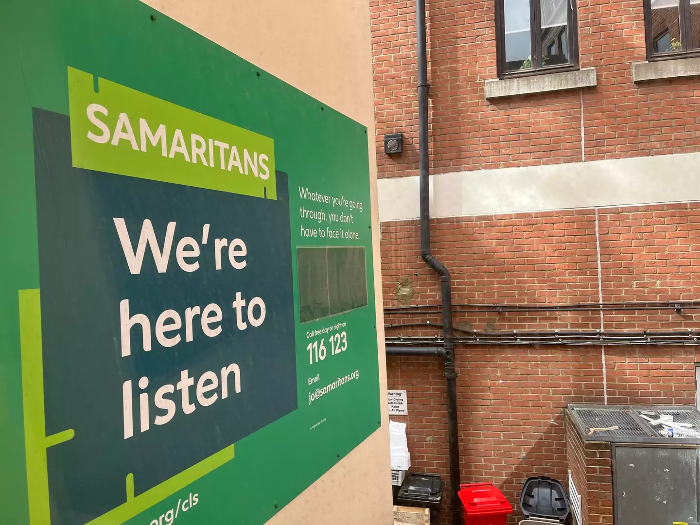 Mark explained how while the Samaritans believe 'suicide is preventable' and volunteers are 'here to help,' 'people have the right to make their own decisions'.