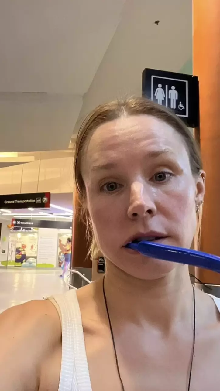 The couple tried to camp over at the Boston airport.