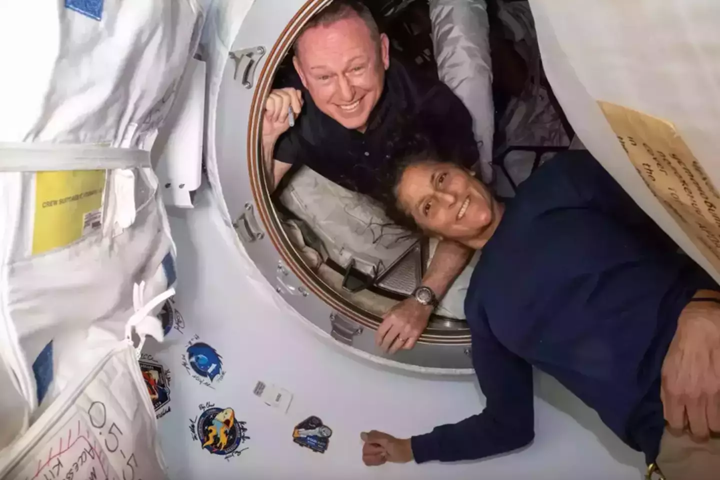 The astronauts have been stuck in space since June last year (NASA)