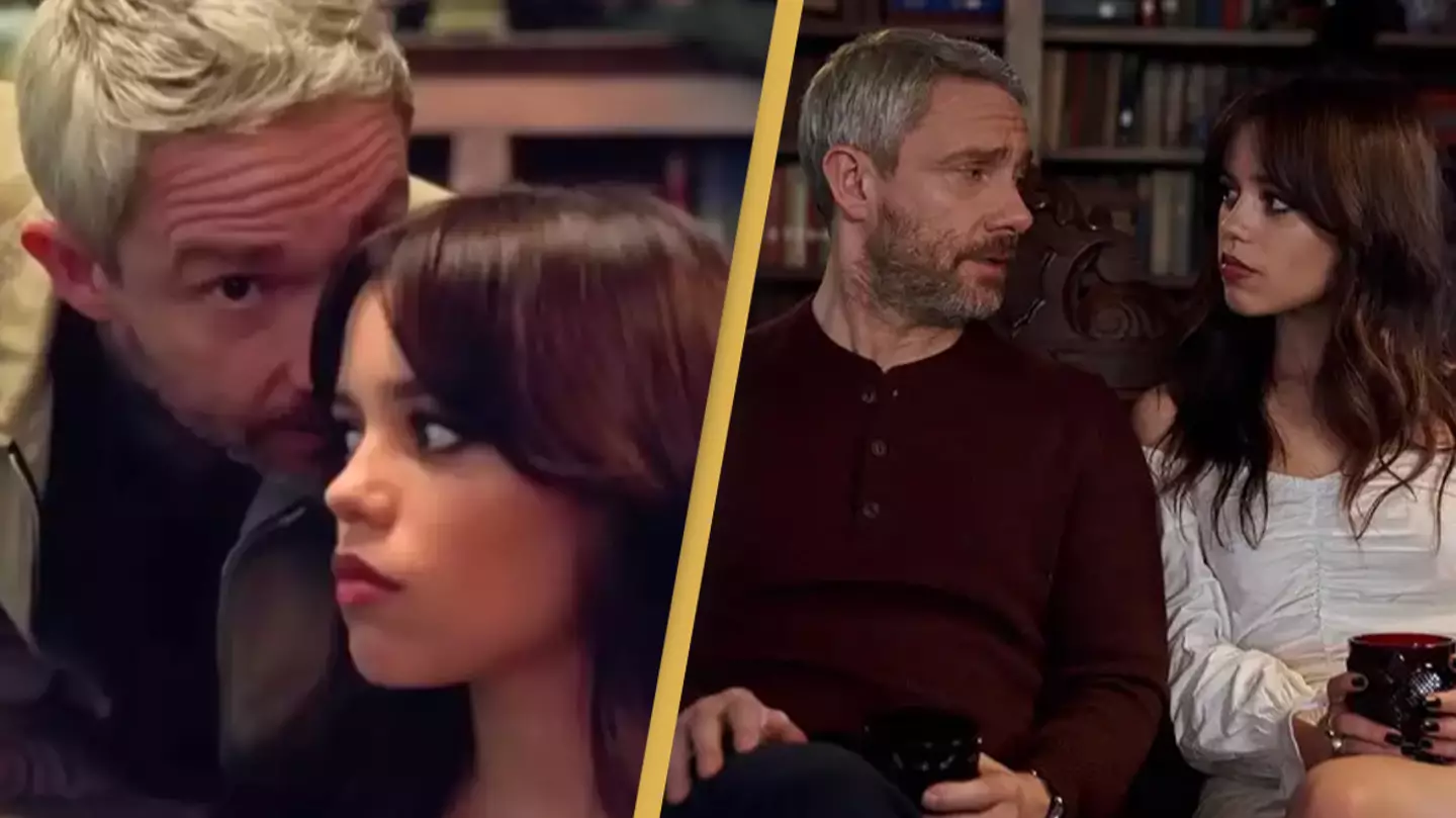 Martin Freeman addresses controversial x-rated scene with Jenna Ortega after backlash for age-gap movie
