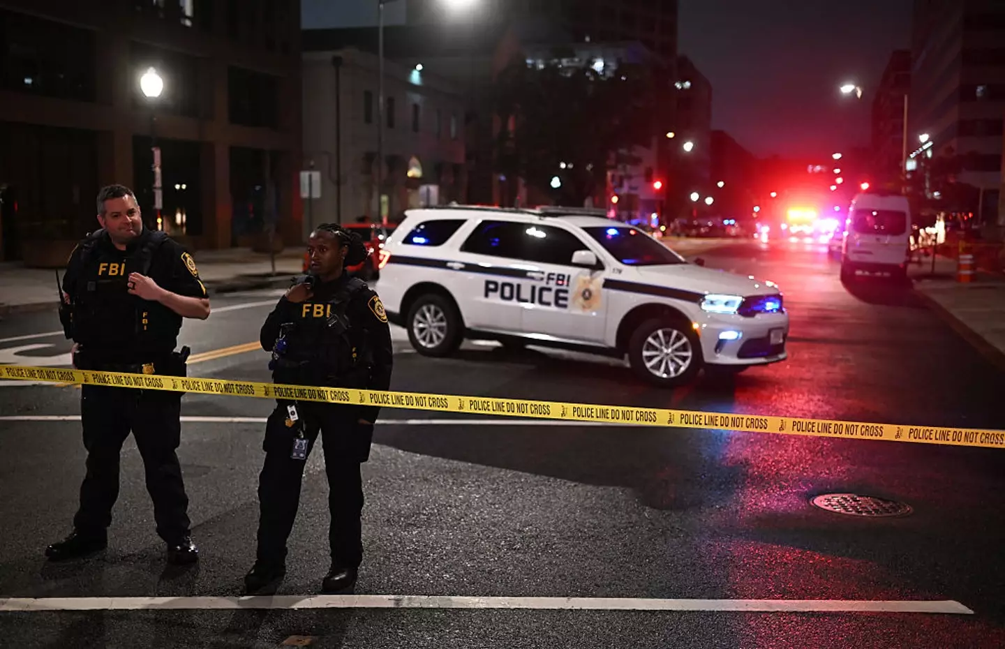 The shooting brought chaos in the capital (ALEX WROBLEWSKI/AFP via Getty Images)