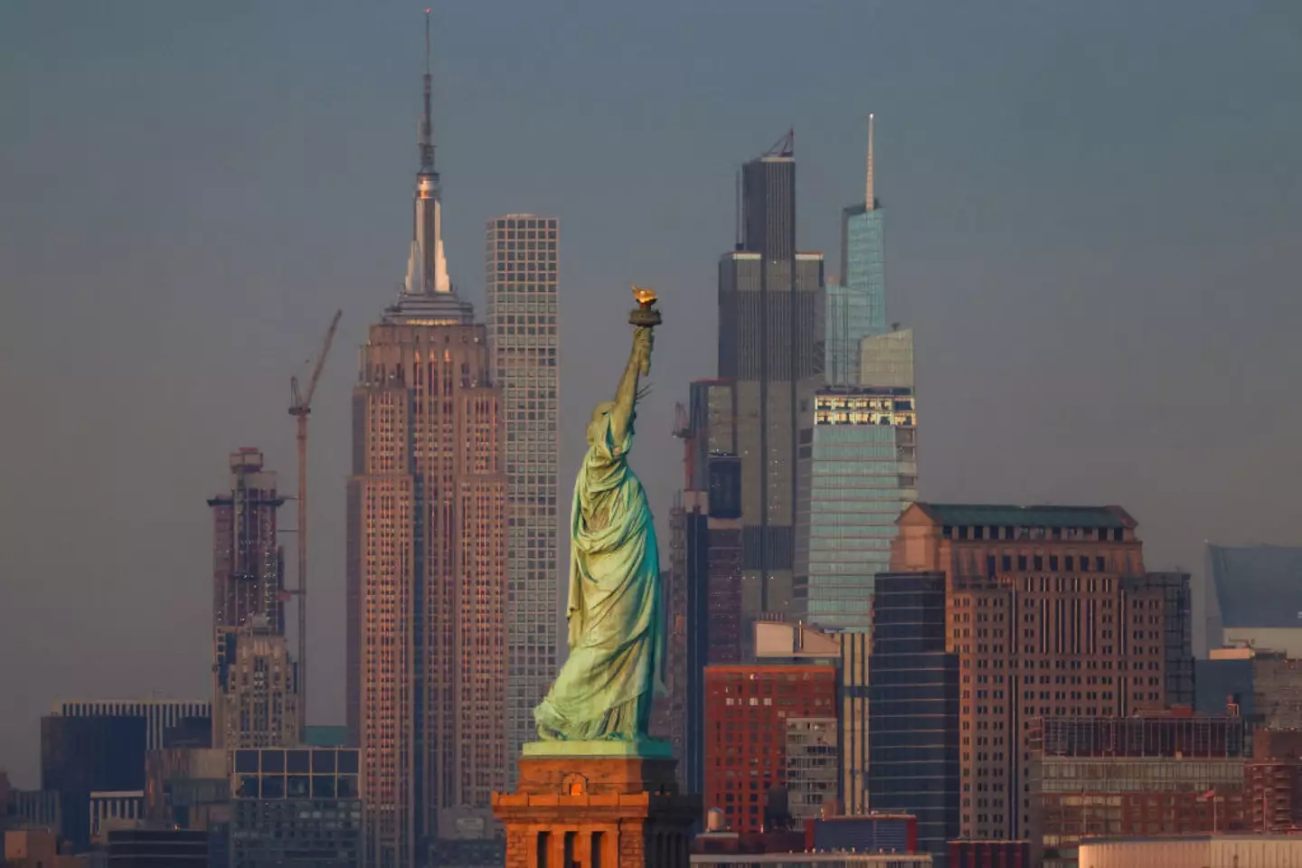 The Statue of Liberty has been a US landmark for decades (CHARLY TRIBALLEAU/AFP via Getty Images)