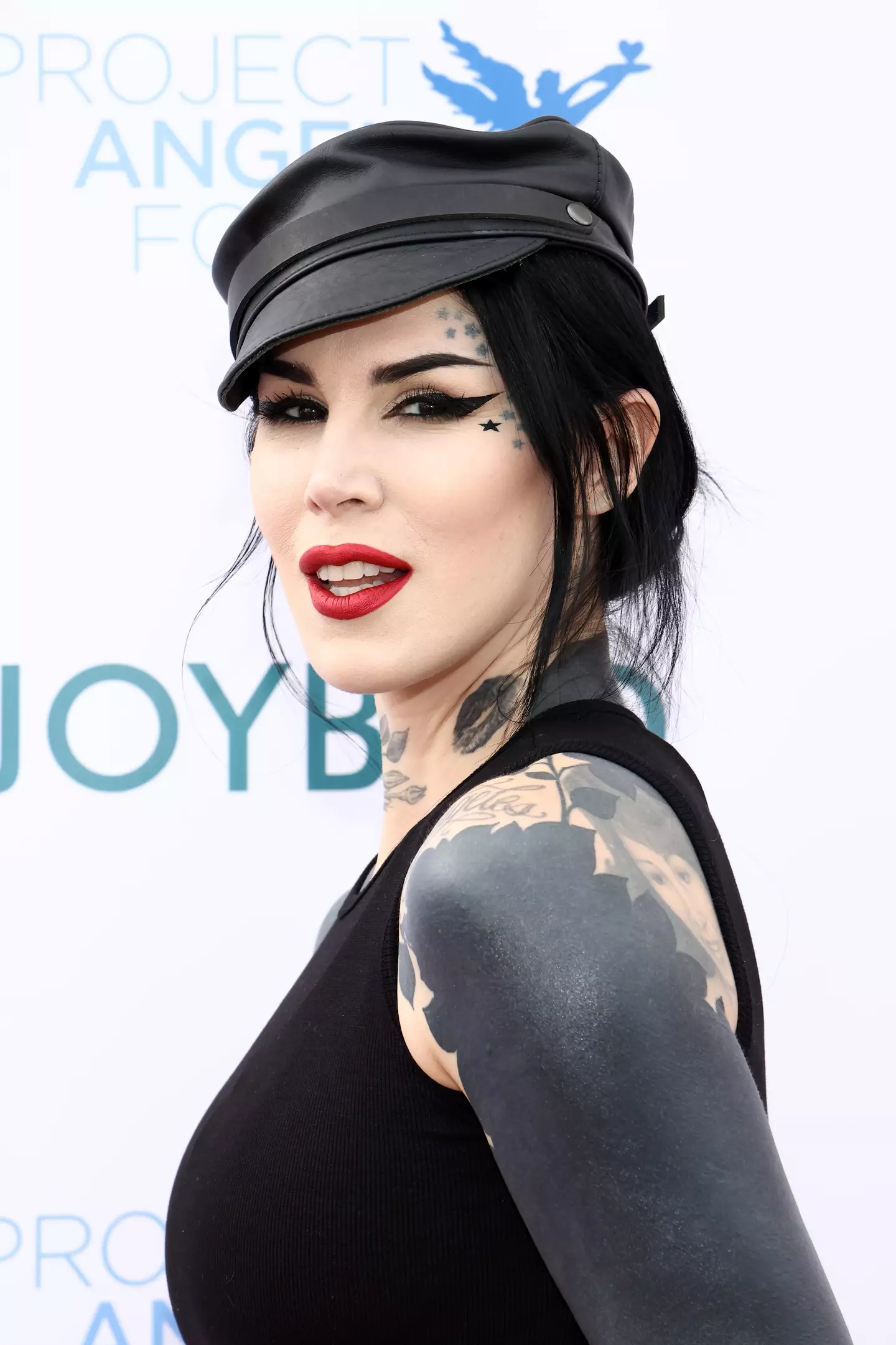 Kat von D has been covering her tattoos over.