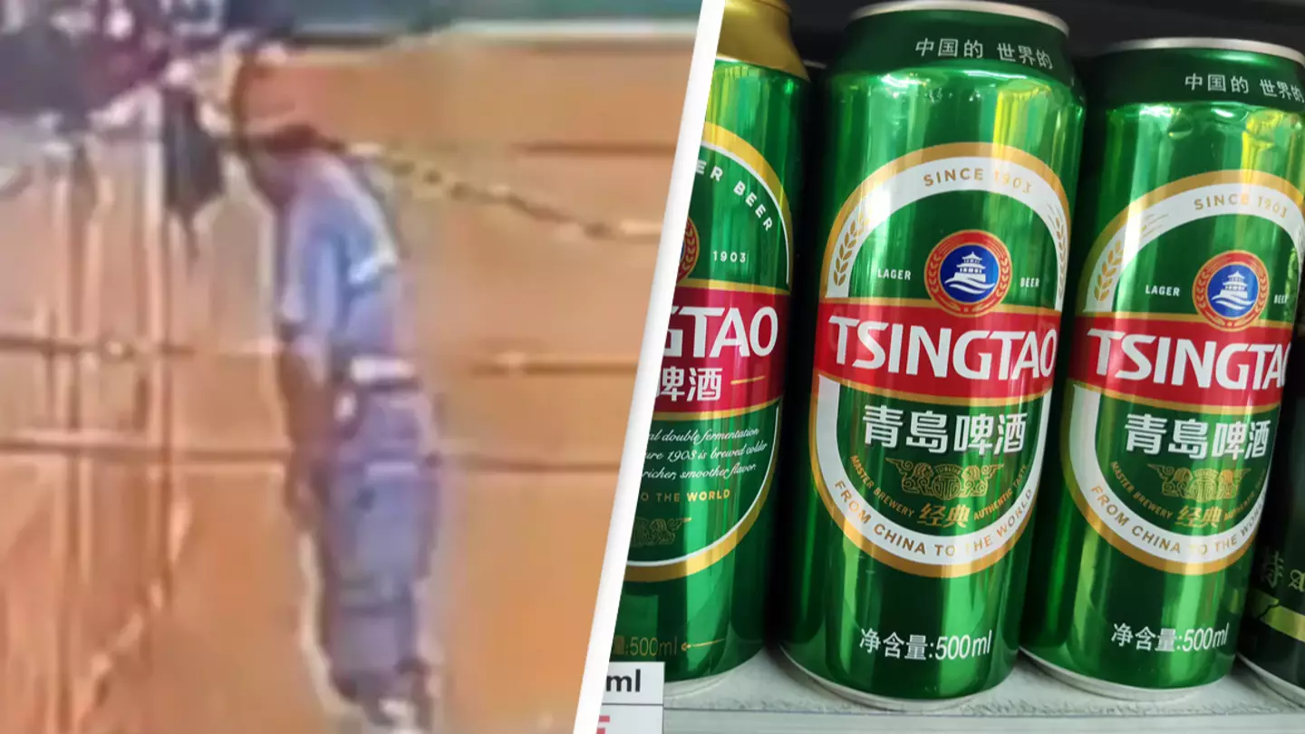 Tsingtao beer launches investigation after man is spotted urinating into vat at factory