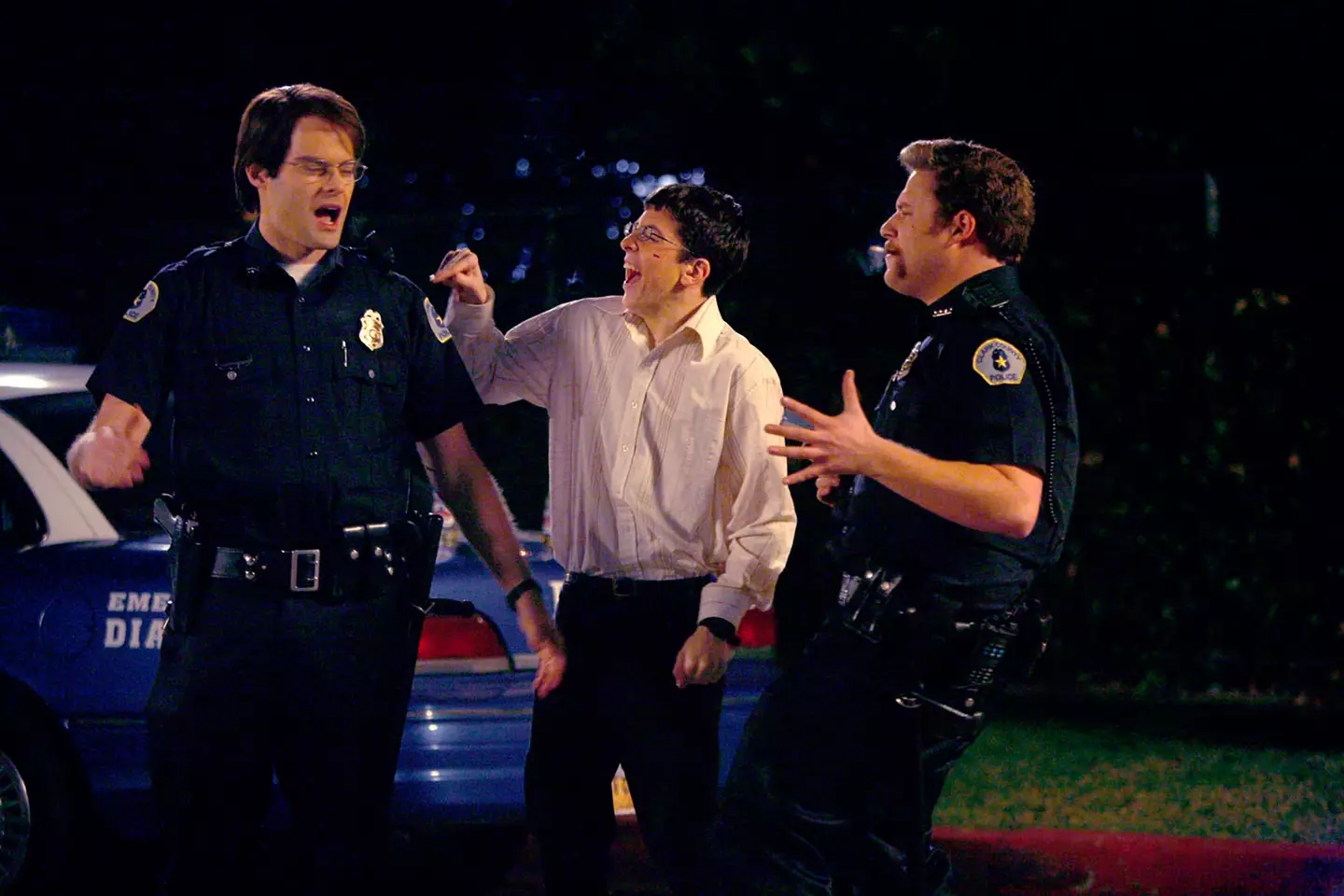 Seth Rogen has said he finds it 'f***ed up' that people wanted to become cops after watching Superbad.