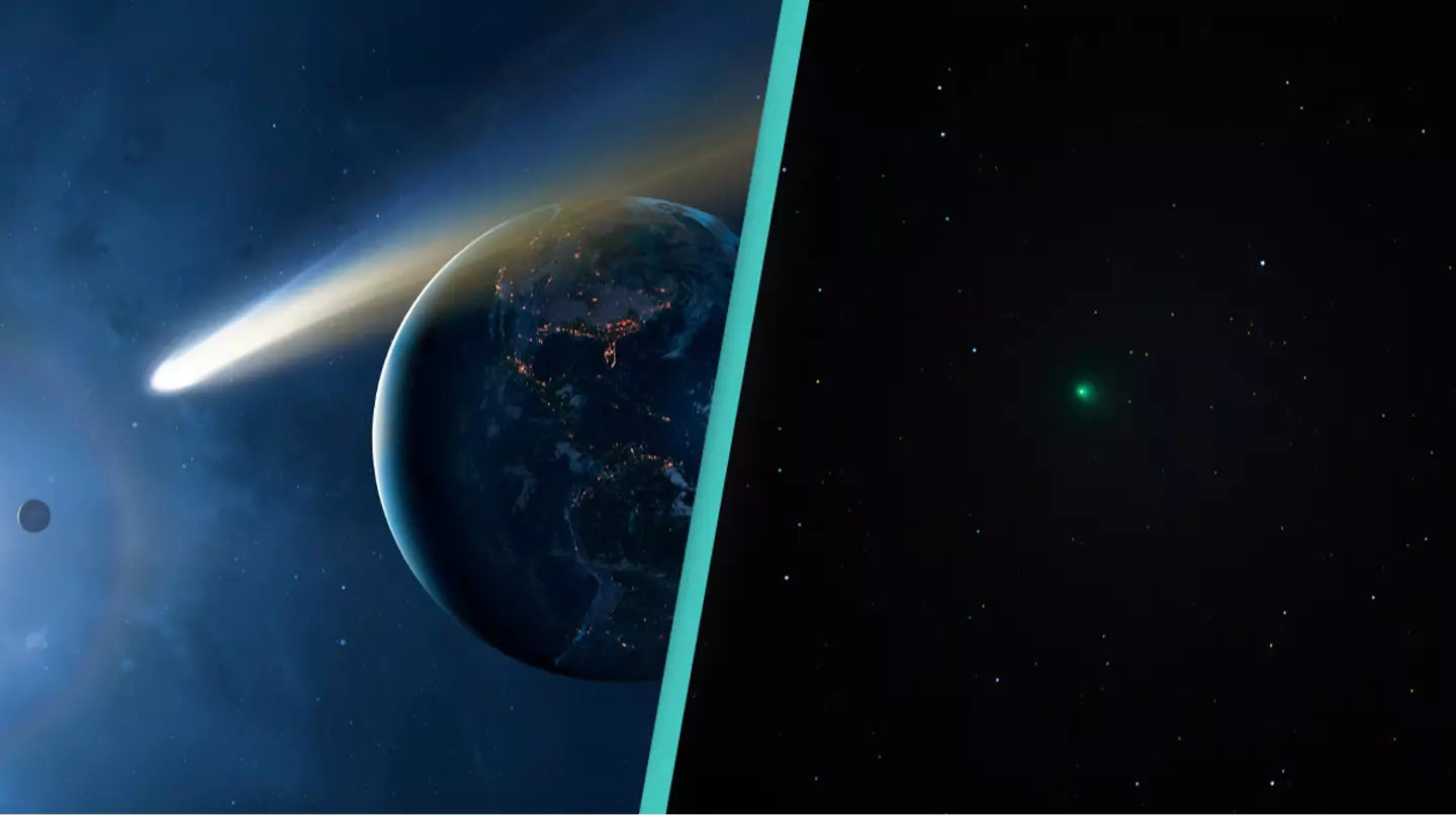 Newly discovered green comet set to pass Earth next week