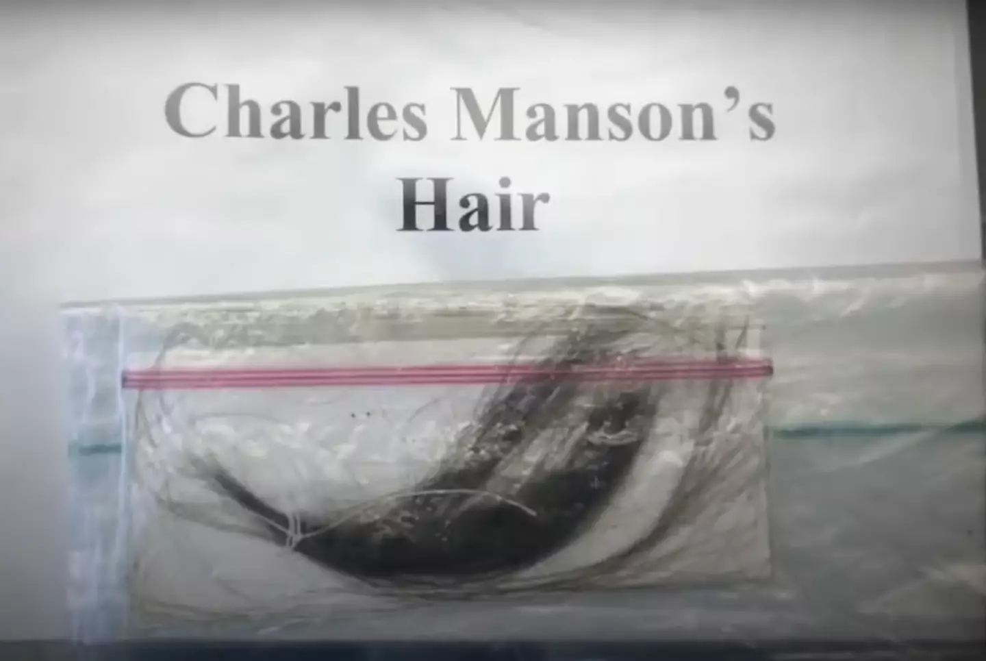 A lock of Charles Manson's hair has been put up for sale online.