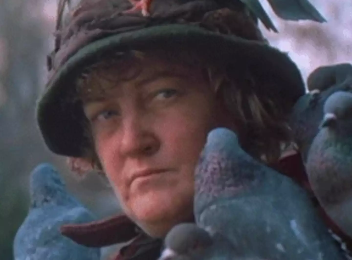 The Pigeon Lady in Home Alone 2: Lost in New York (20th Century Fox)