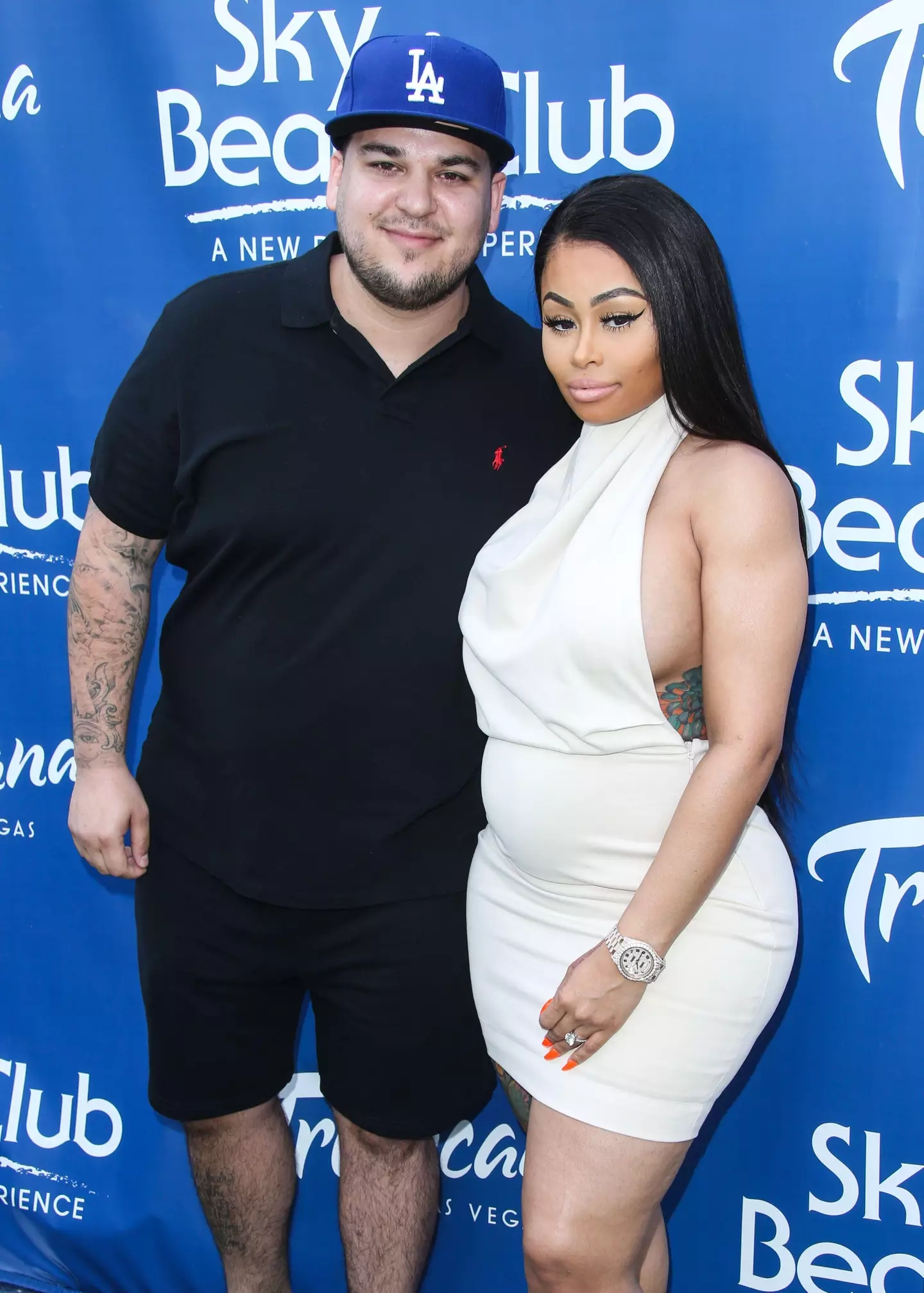 Robert Kardashian and Blac Chyna in 2016.