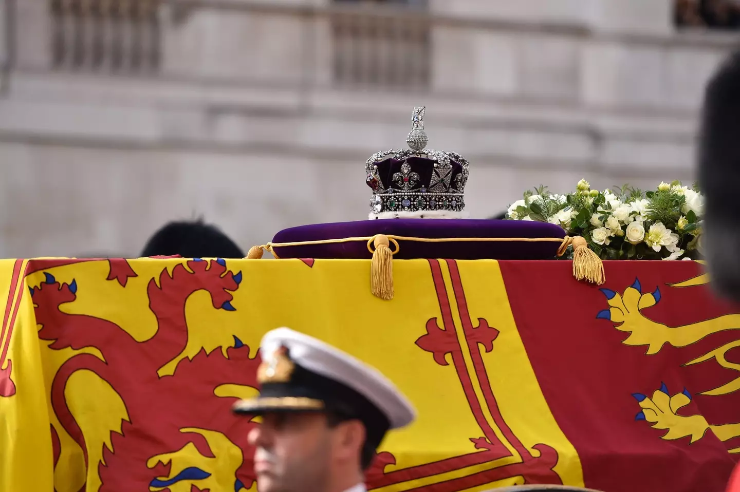 The Queen was moved from Westminster Abbey to her final resting place.