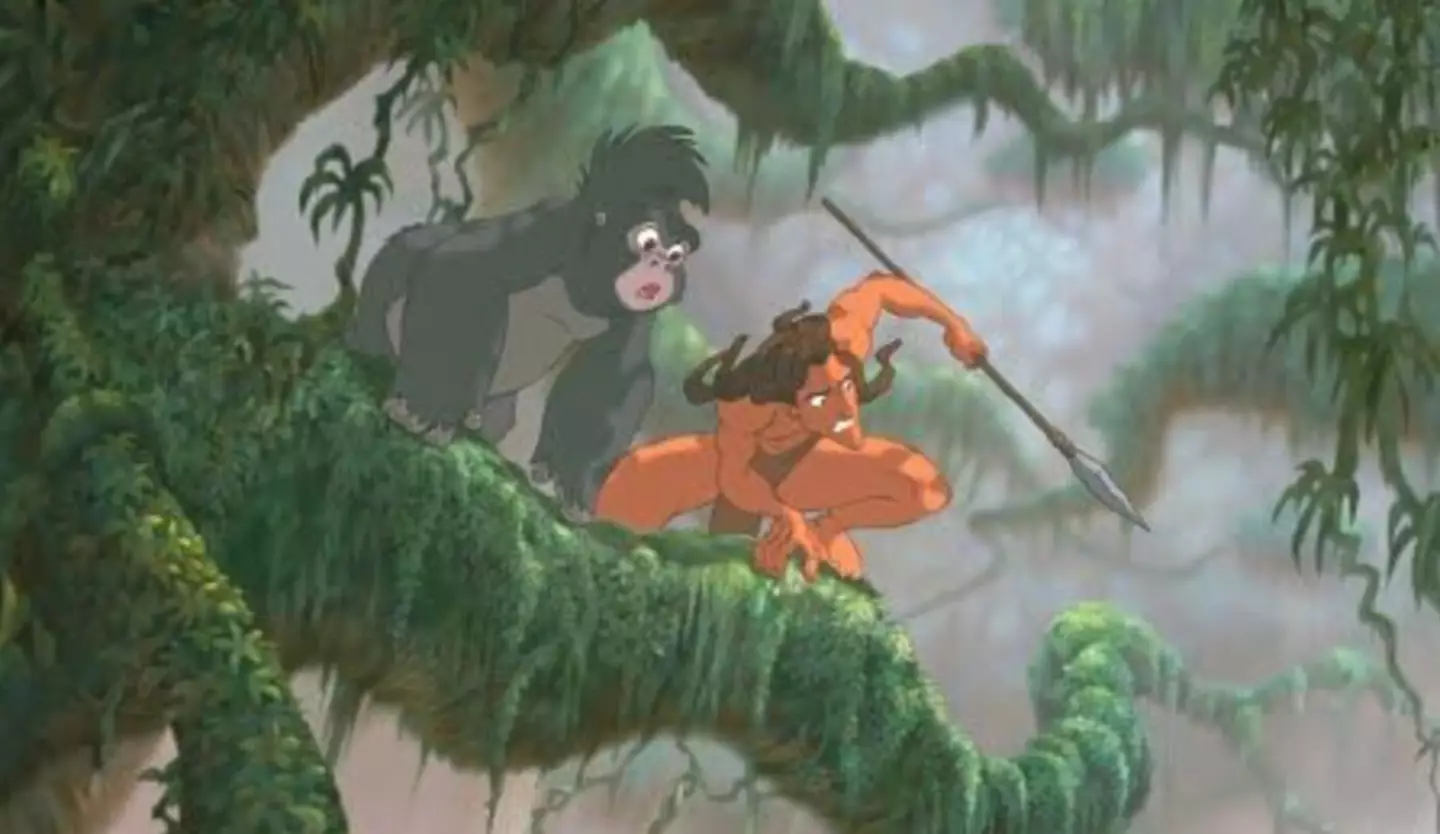 Tarzan is Anna and Elsa's brother, apparently (Disney)