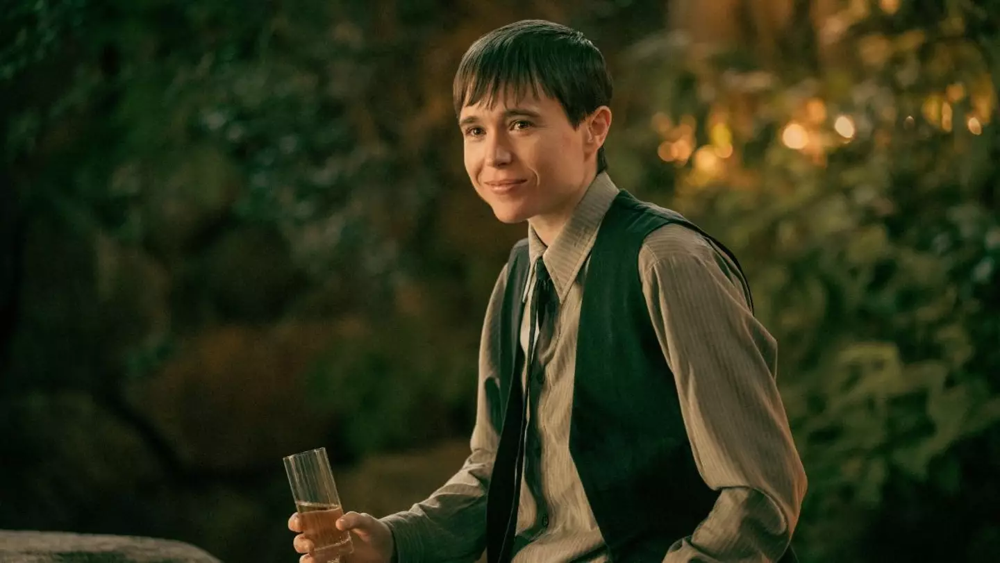 Elliot Page as Viktor in Umbrella Academy. (Netflix)