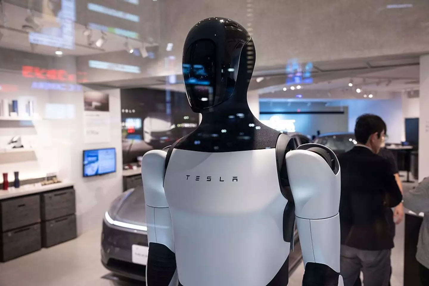 Tesla's humanoid bot is priced at around $20,000 (Stanislav Kogiku/SOPA Images/LightRocket via Getty Images)