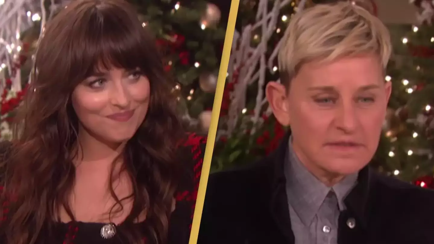 Dakota Johnson created most awkward moment in Ellen Show history when she called Ellen out live on air 