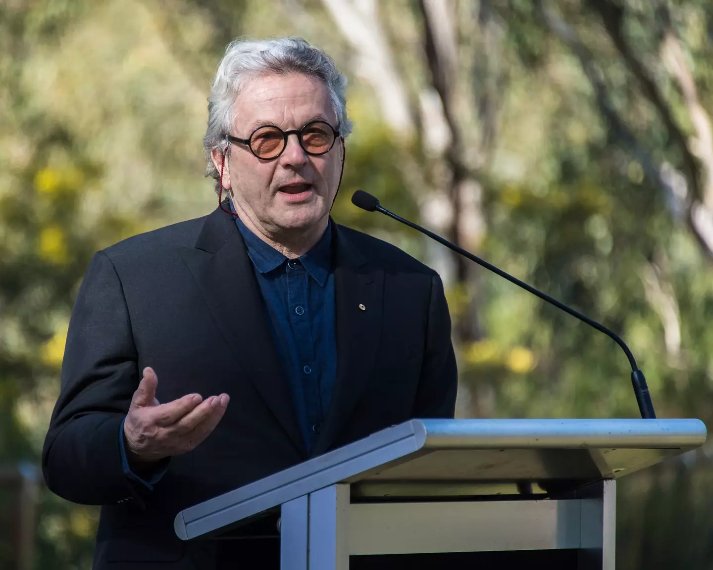 Director George Miller has weighed in on the on-set drama (Hugh Peterswald/Pacific Press/LightRocket via Getty Images)