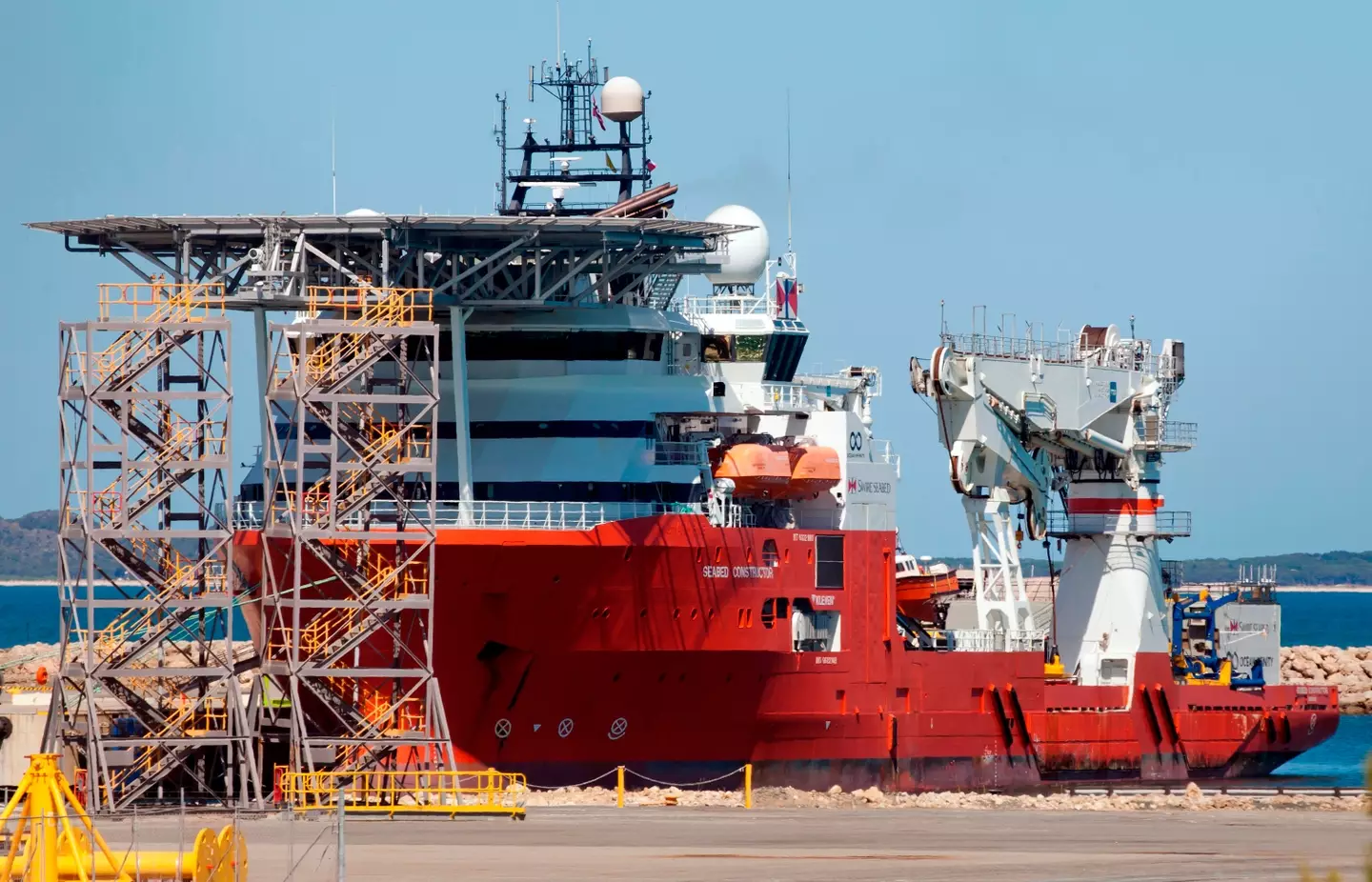 Ships were used to search the ocean for signs of the plane.