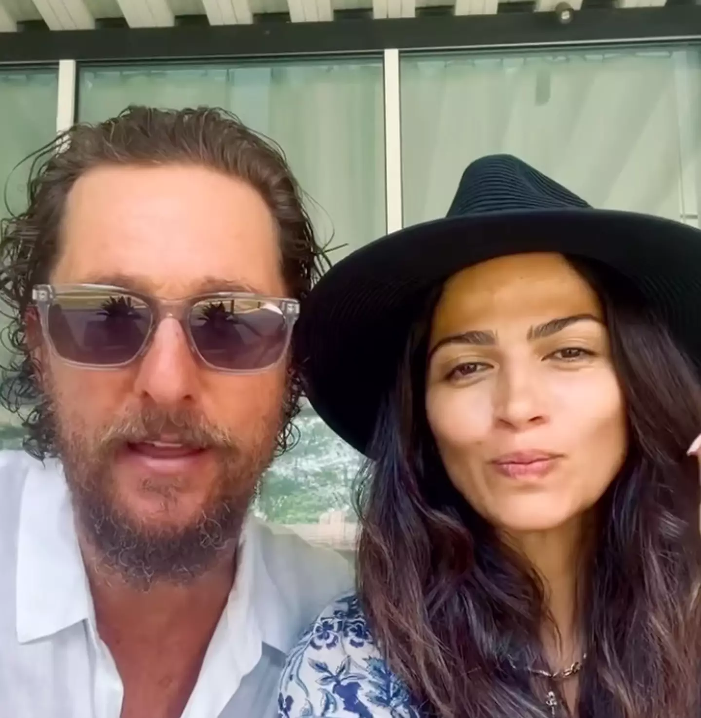 The couple share three children.