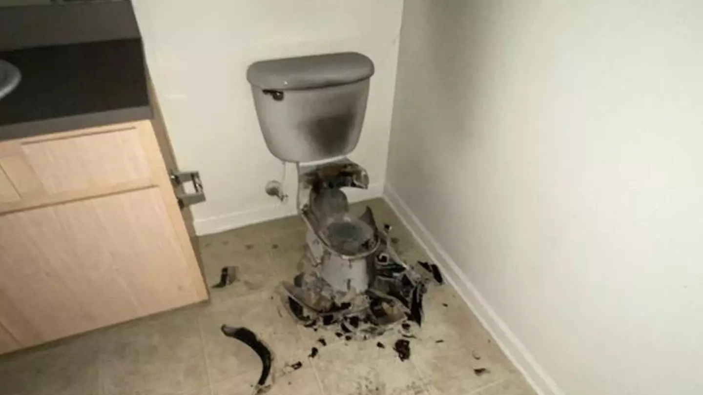 Lightning Blows Toilet To Smithereens After Travelling Through Exhaust Vent