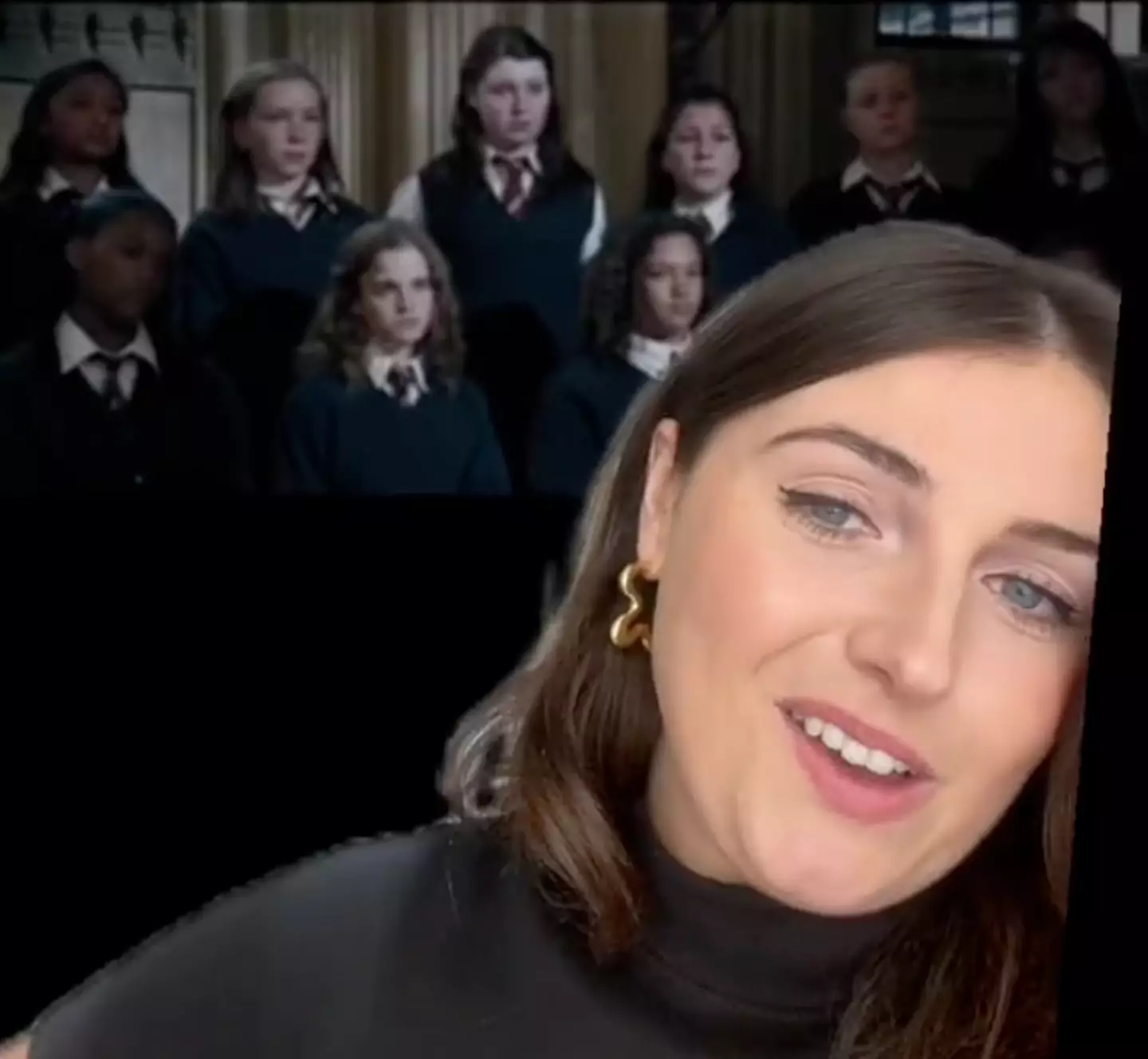 Samantha Clinch appeared in two of the Harry Potter films when she was a teenager (TikTok/@samanthaclinch)