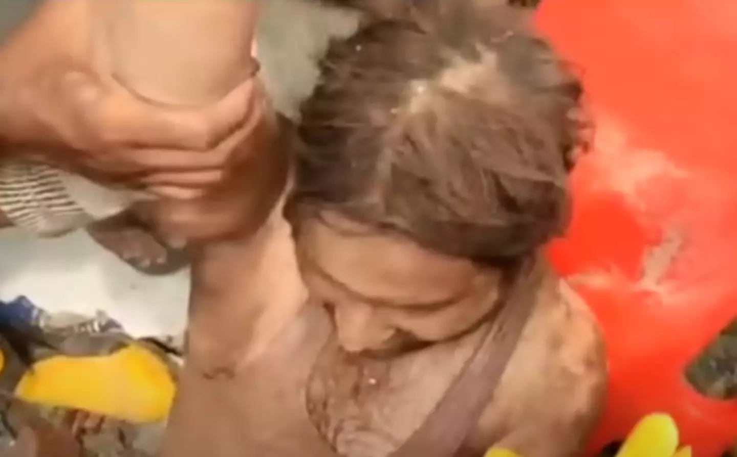 Thankfully, Khalid was found by rescuers (BBC)