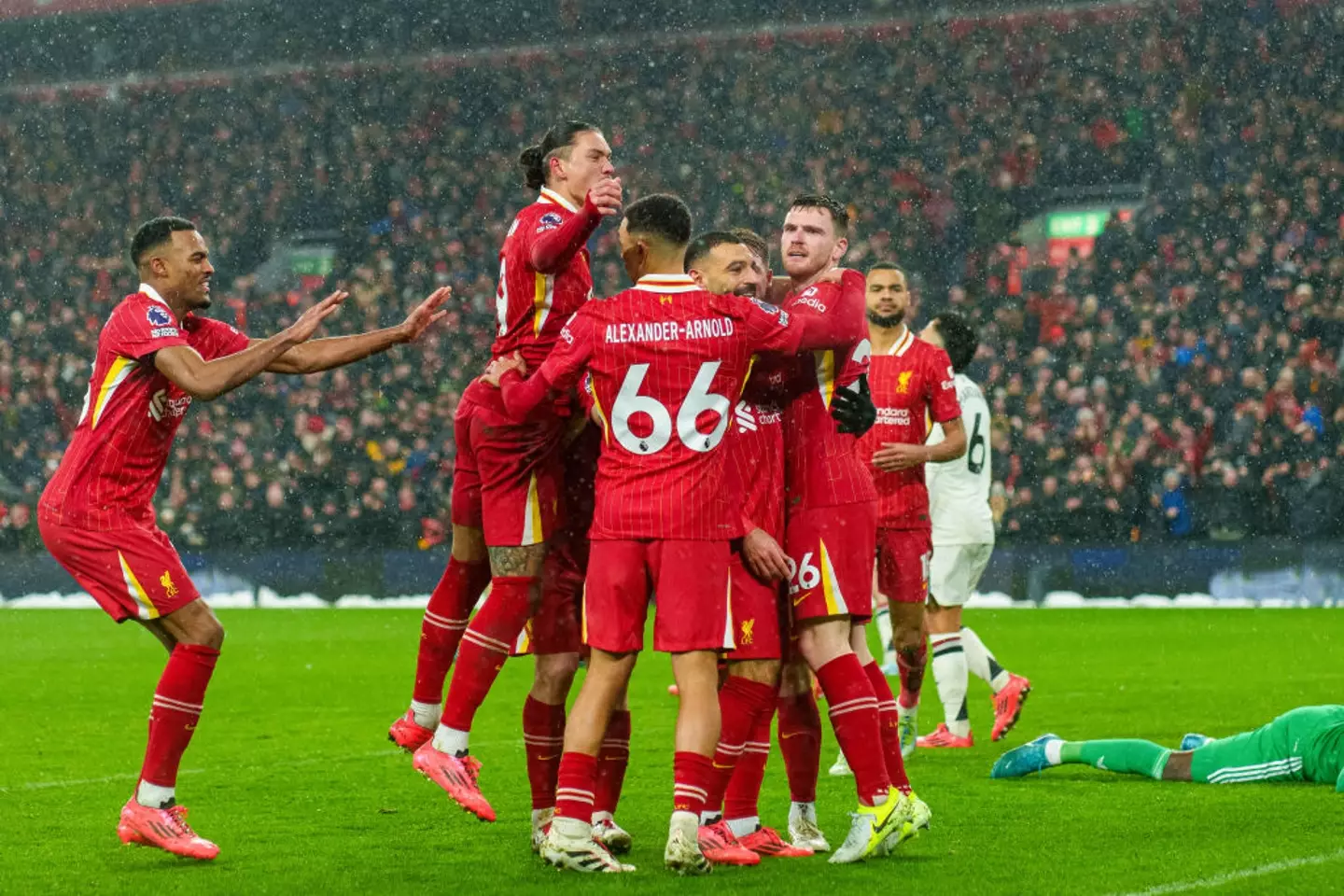 Liverpool Football Club are currently at the top of the Premier League (MI News/NurPhoto via Getty Images)