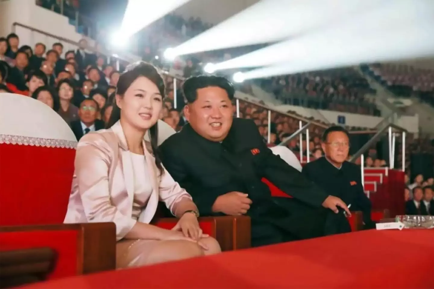 Kim Jong-un and wife (Alamy)