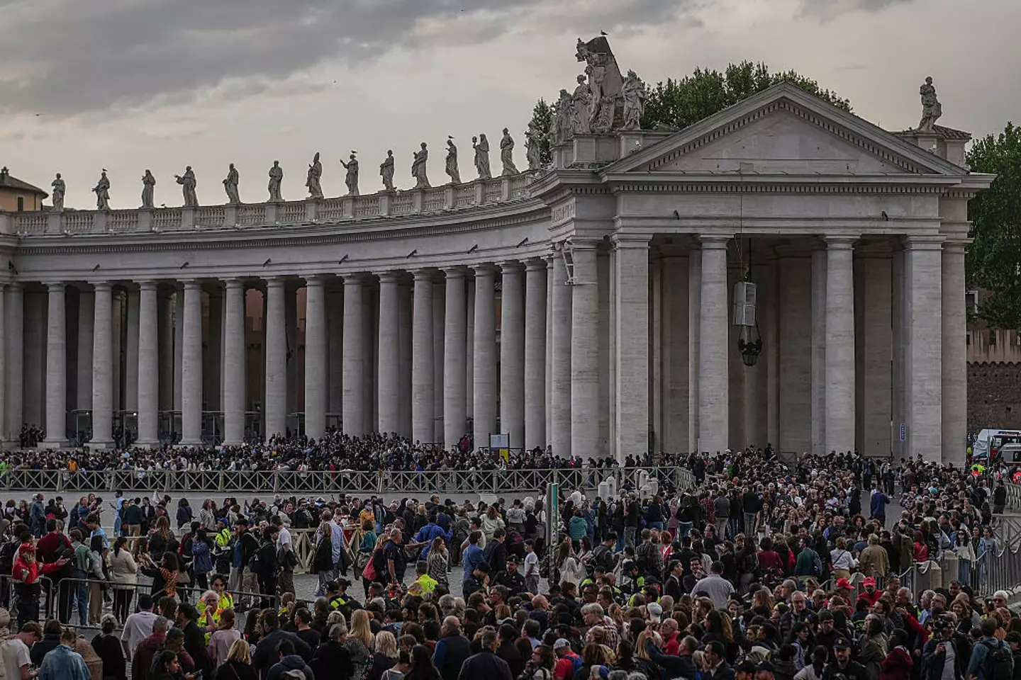 People have been paying their respects to Pope Francis at St Peter's Square (Christopher Furlong/Getty Images)