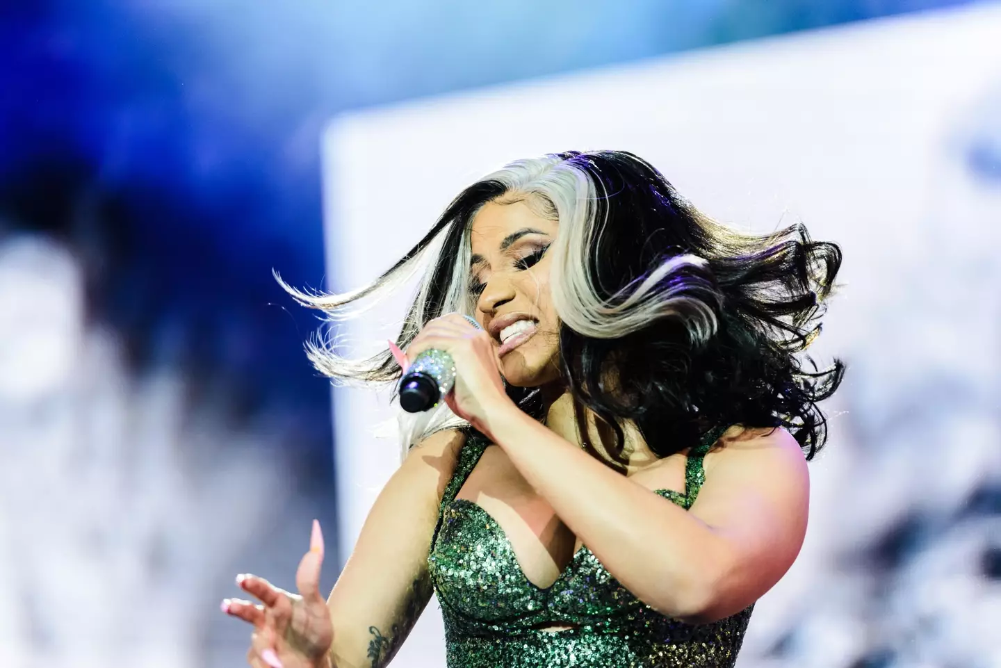 The rapper Cardi B wants to know how people are surviving in this economy.