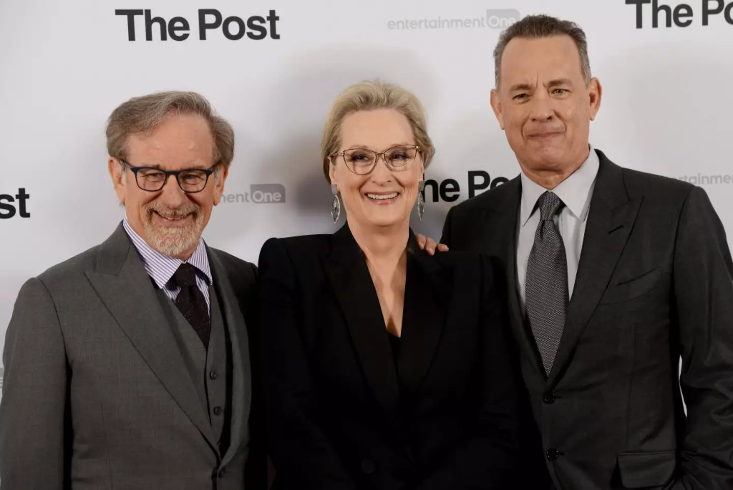 Director Steven Spielberg has worked with esteemed actors Meryl Streep and Tom Hanks, but neither received a mention (Dave J Hogan/Dave J Hogan/Getty Images)