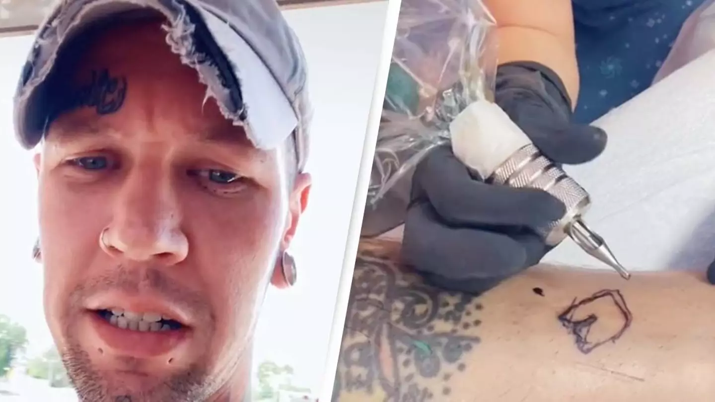 Dad Who Let Six-Year-Old Daughter Tattoo Him Praised Online