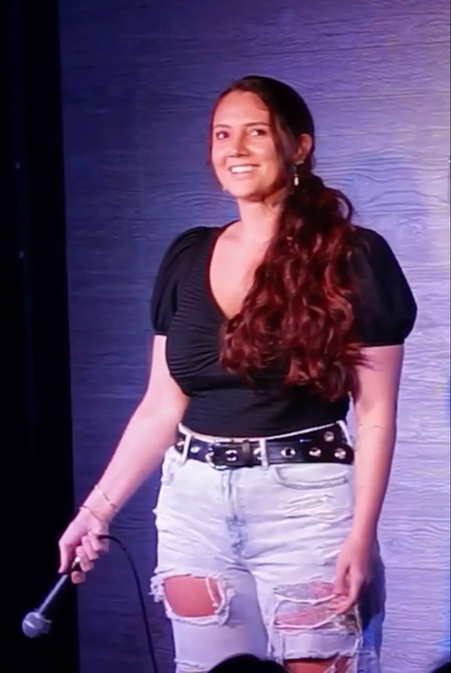 Comedian Morgan Gallo posted the interaction to Reddit.