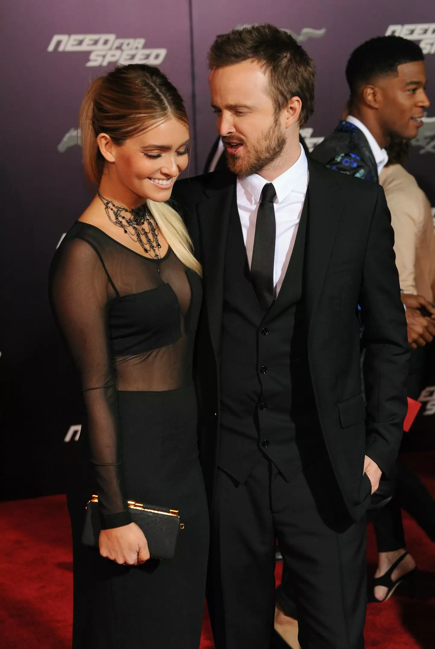 Aaron Paul and his wife Lauren.