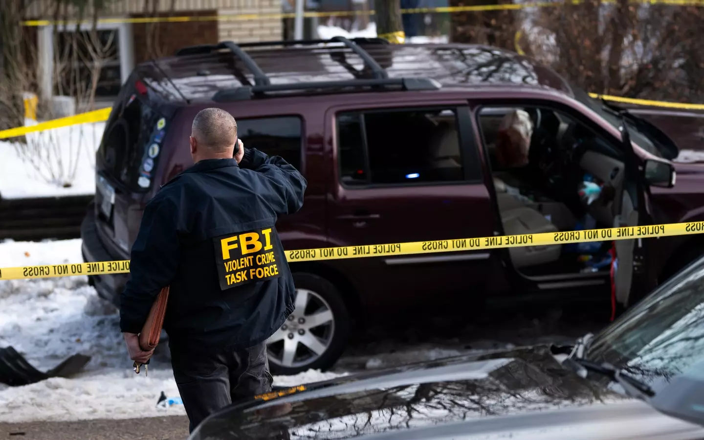 A physician was denied access to the vehicle after Renee Good was fatally shot (Stephen Maturen/Getty Images)