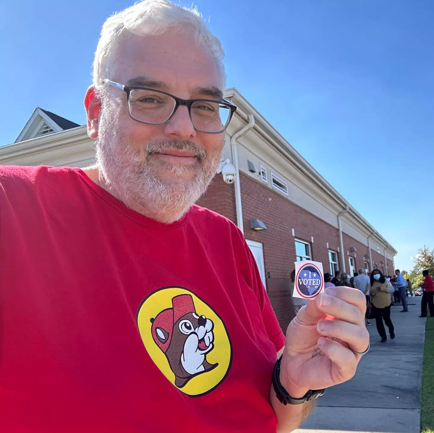 Jeffrey Collins was one of the members of press present at Sigmon's execution (@JSCollinsAP/Twitter)