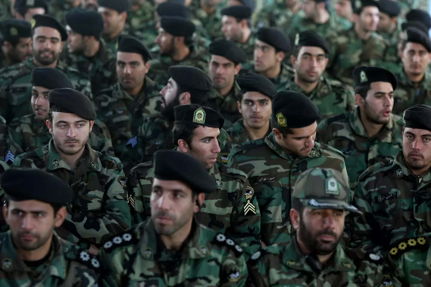 Members of Iran Revolutionary Guards Force.