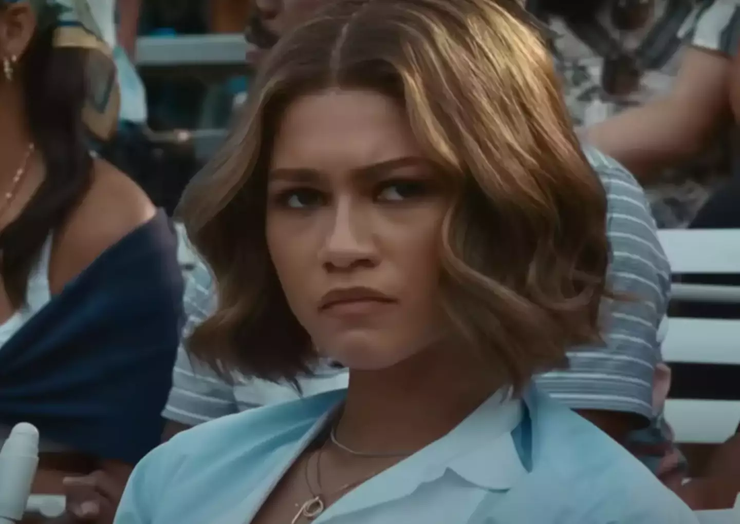 Zendaya’s upcoming film Challengers has drawn attention for its steamy nature. (MGM)