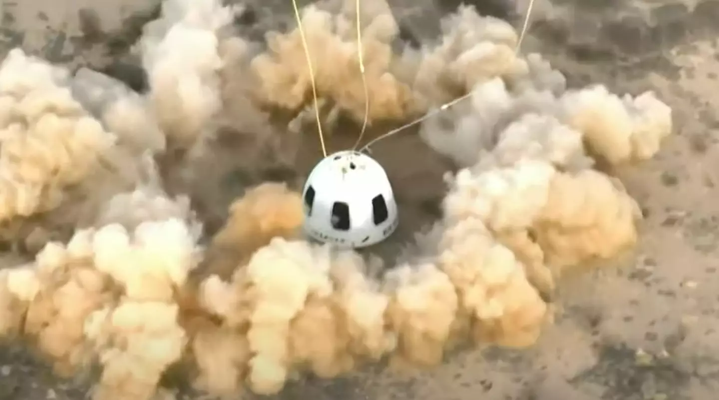 The landing didn't look terribly soft (LiveNOW from Fox)