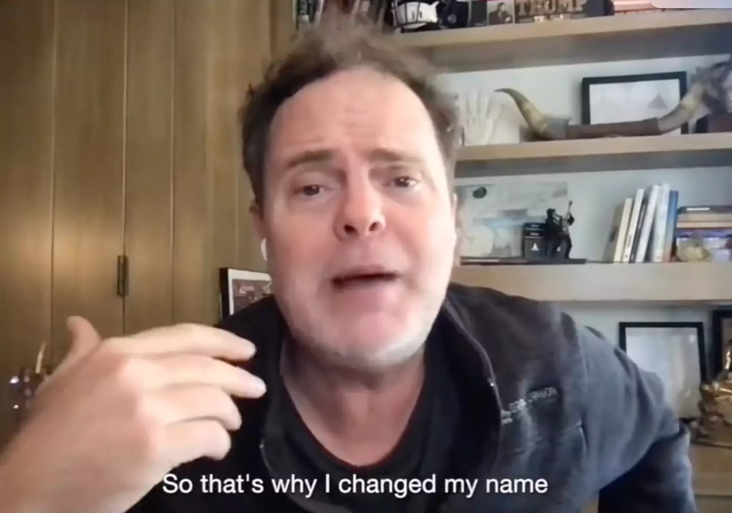 Rainn Wilson has changed his name to raise awareness about climate change.
