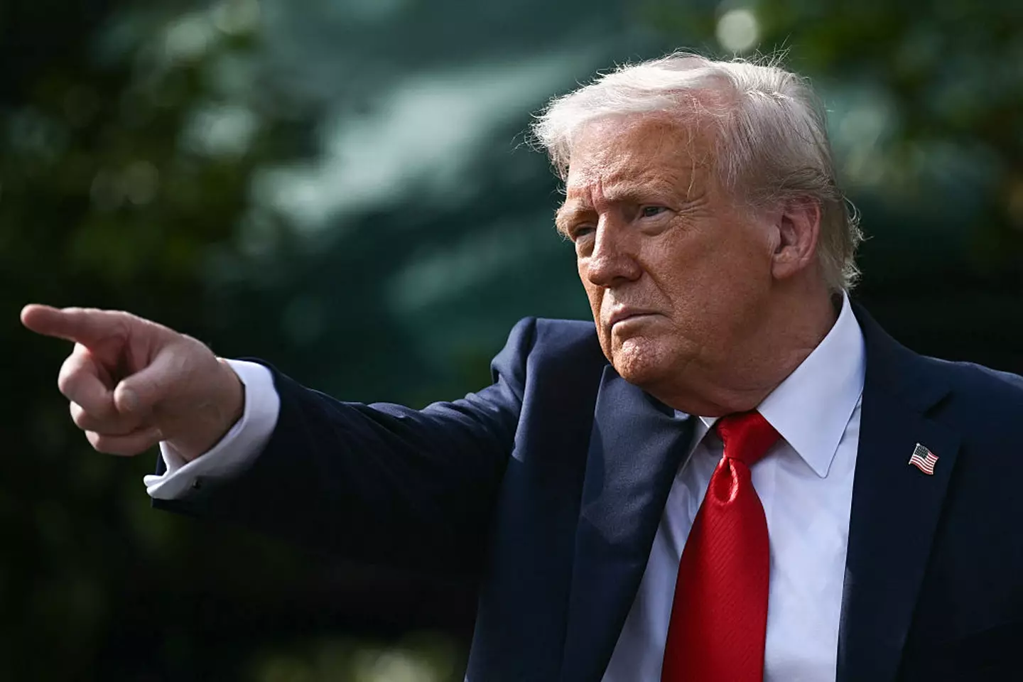 Trump has described North Korea's president as a 'very smart guy' (BRENDAN SMIALOWSKI/AFP via Getty Images)