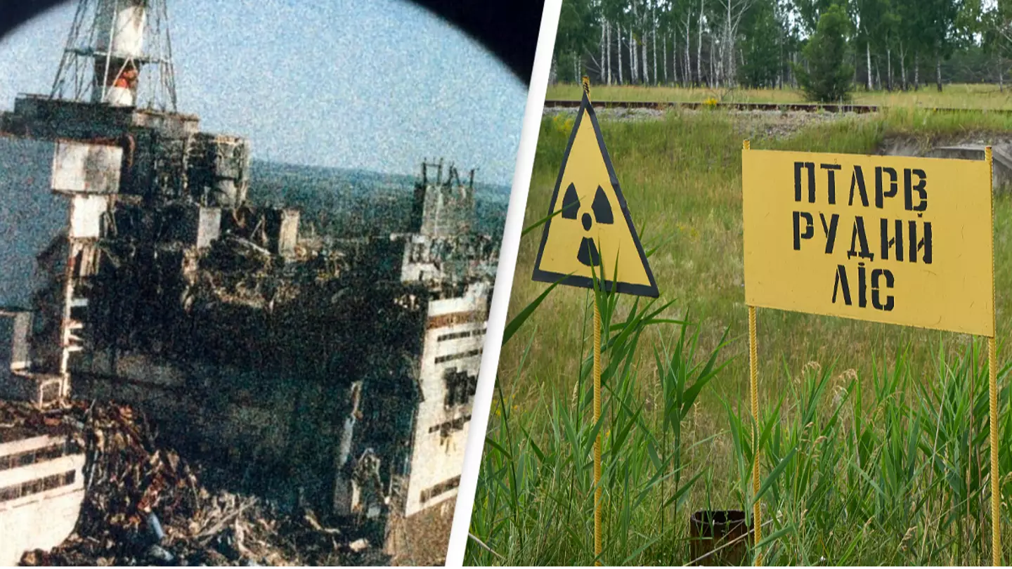 Haunting first image captured of Chernobyl taken just 14 hours after disaster shows effects of radiation