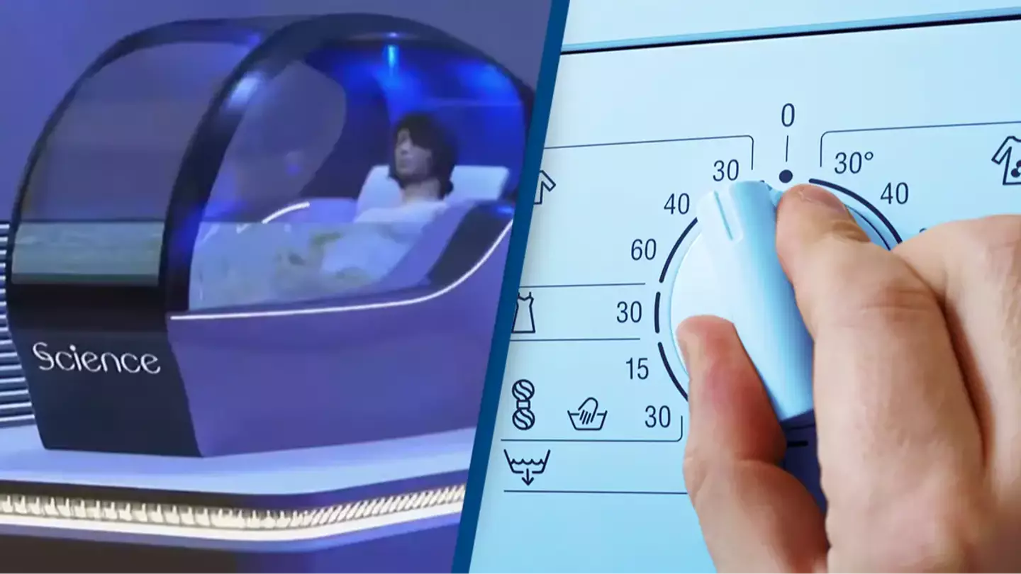 Company creates ‘human washing machine’ that will clean you in 15 minute wash and dry cycle