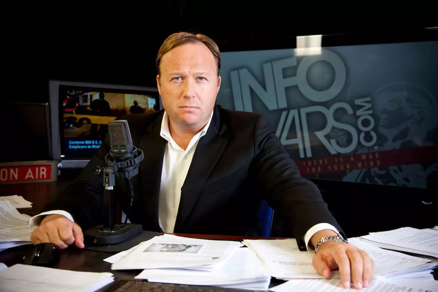 The InfoWars host was found guilty by default of defamation.