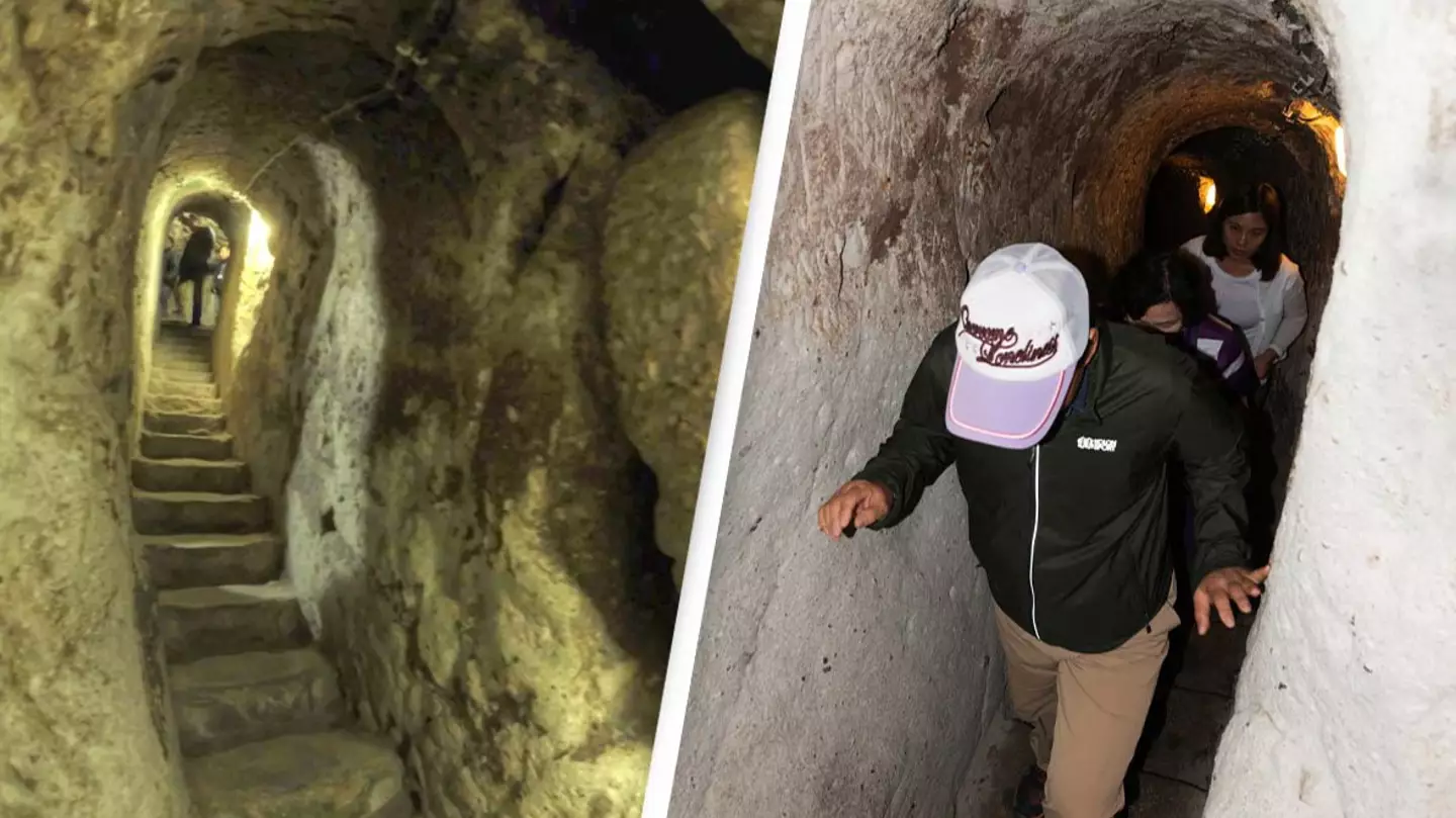 Man knocked down wall in his house to find underground city that once had 20,000 people living there