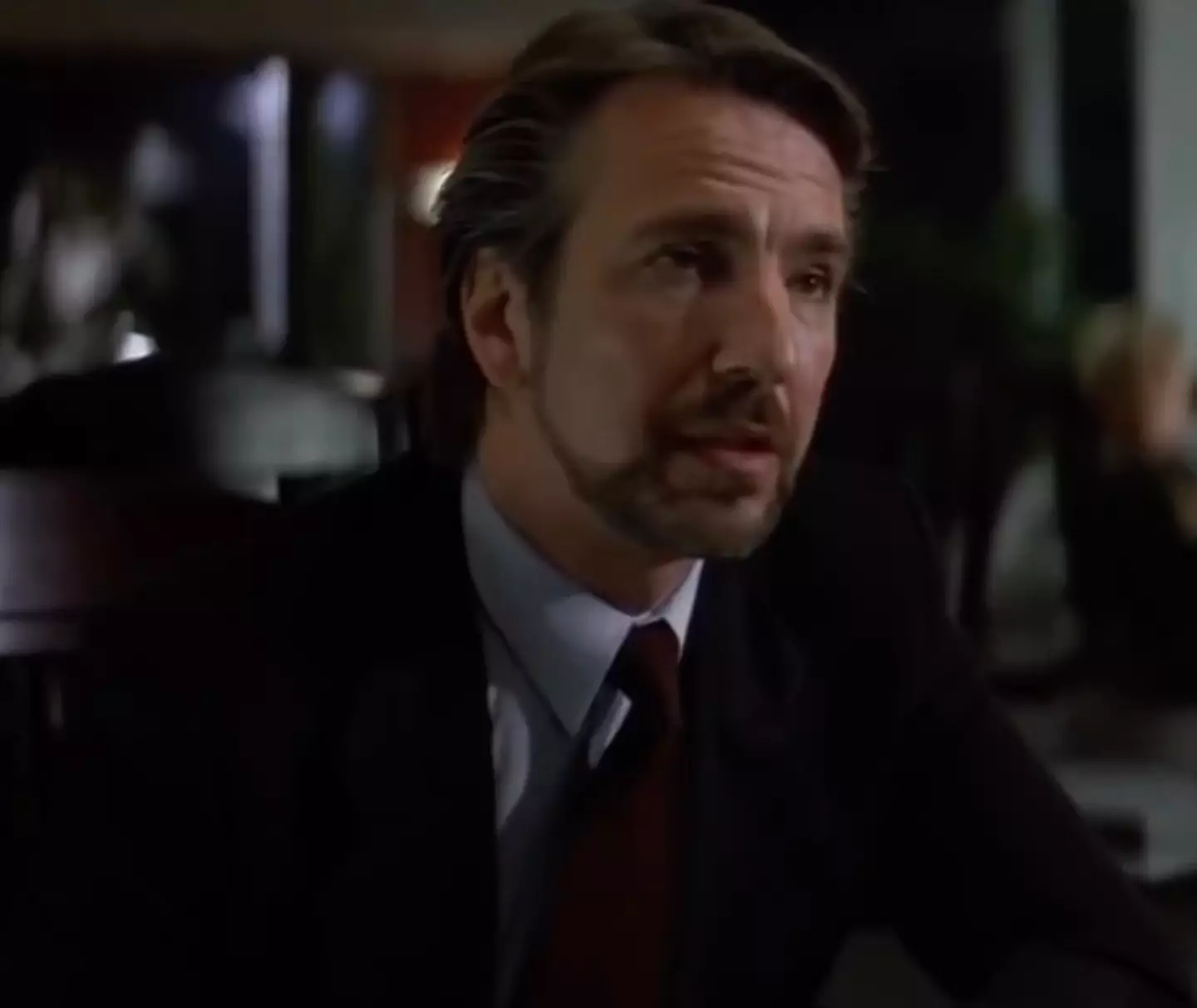 Alan Rickman as Hans Gruber.