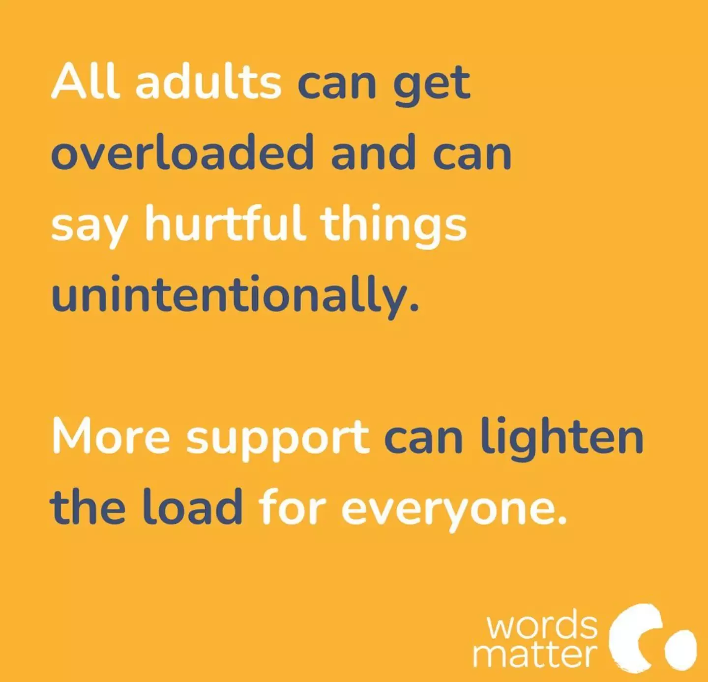 The charity offers advice and support for adults too.