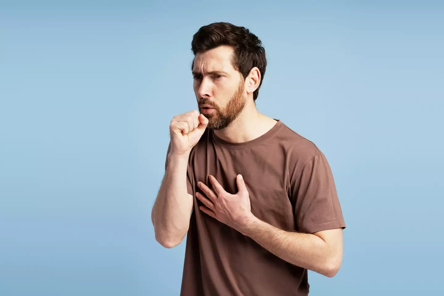 Many people only look for coughs and wheezing for lung cancer (Getty Stock Image)