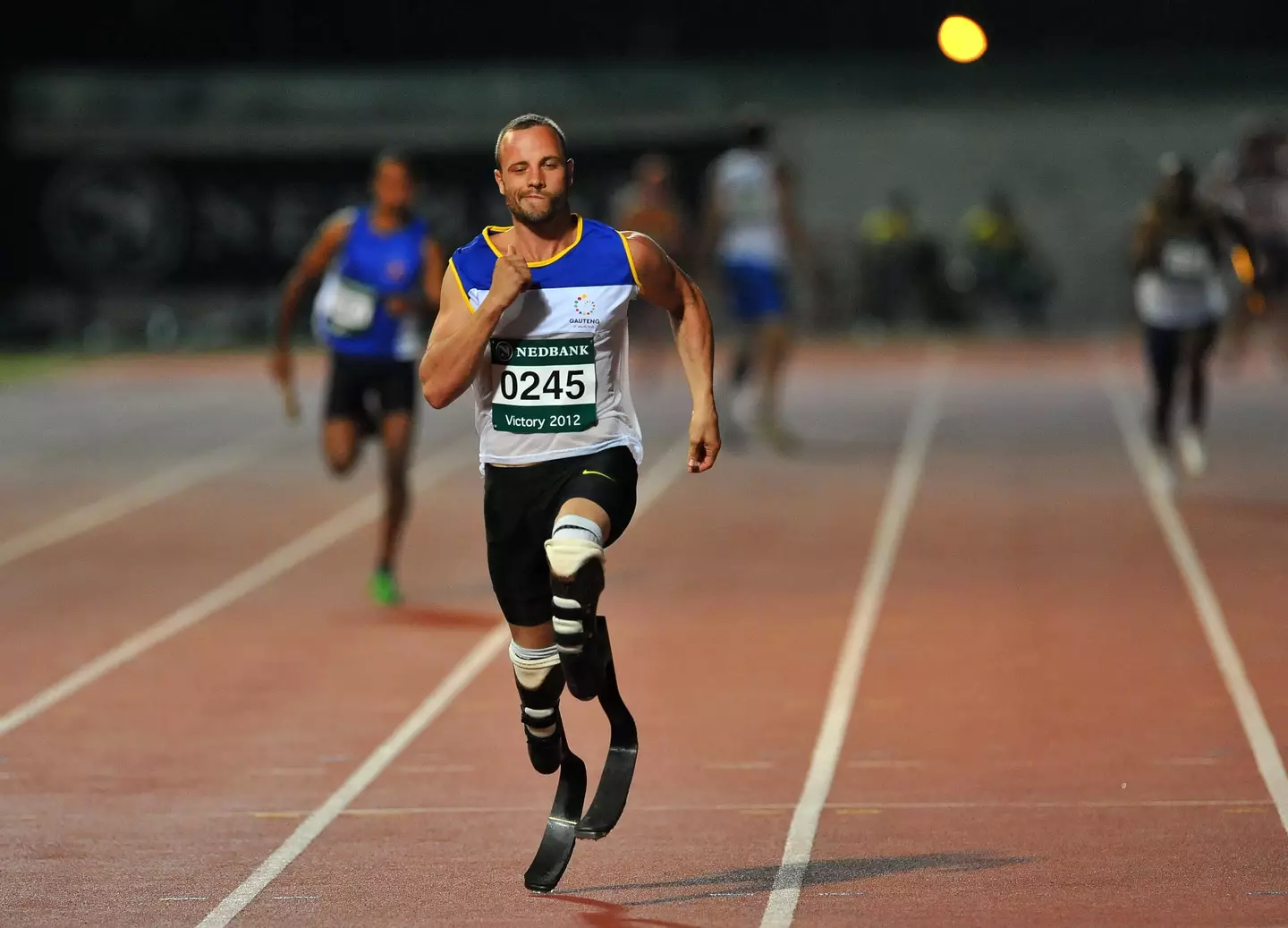 Oscar Pistorius competed in the Olympics before Steenkamp's death.